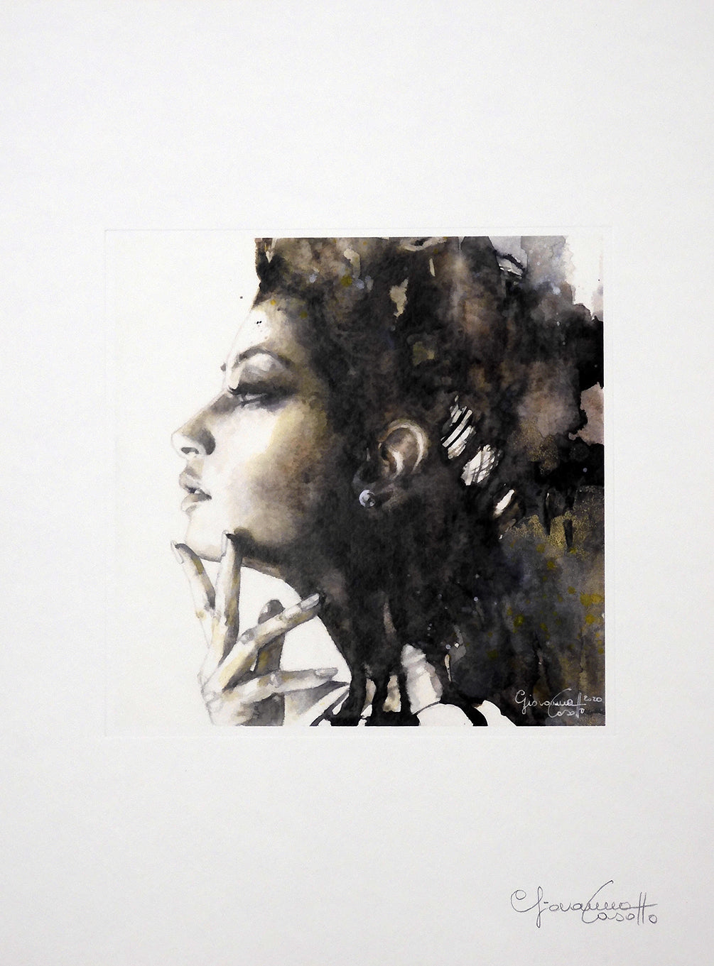 Casotto Portfolio Acquarelle con disegno originale 4