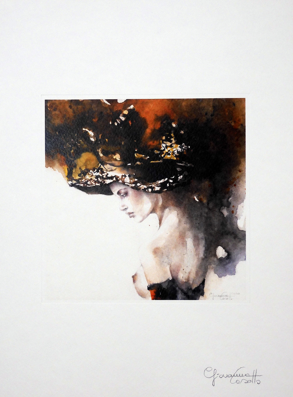 Casotto Portfolio Acquarelle con disegno originale 4