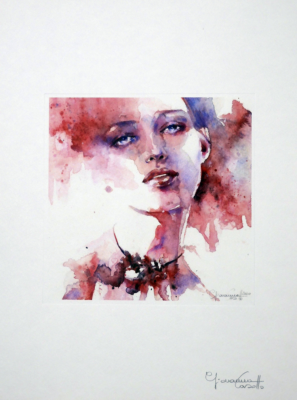 Casotto Portfolio Acquarelle con disegno originale 11