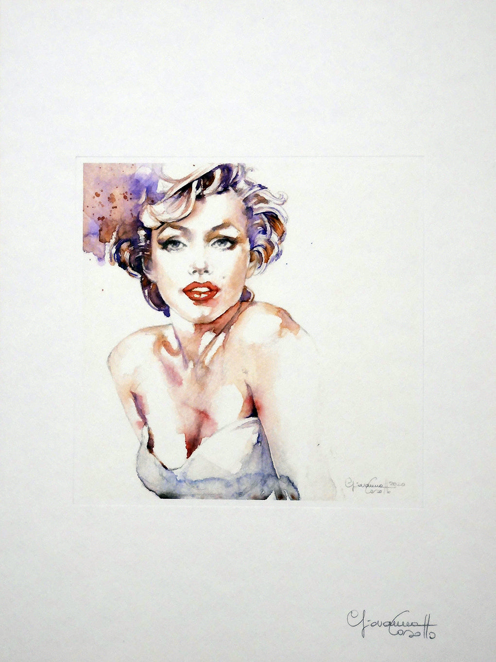 Casotto Portfolio Acquarelle con disegno originale 4