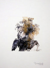 Casotto Portfolio Acquarelle con Disegno Originale N ° 31