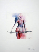 Casotto Portfolio Acquarelle con Disegno Originale N ° 31