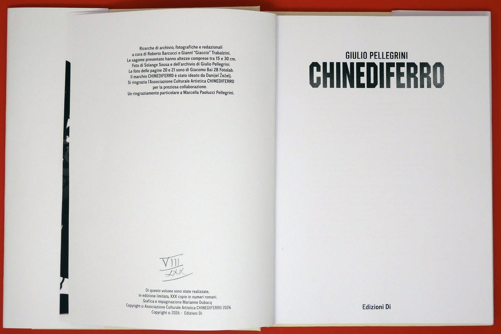 Giulio Pellegrini Volume Chine di ferro Limited