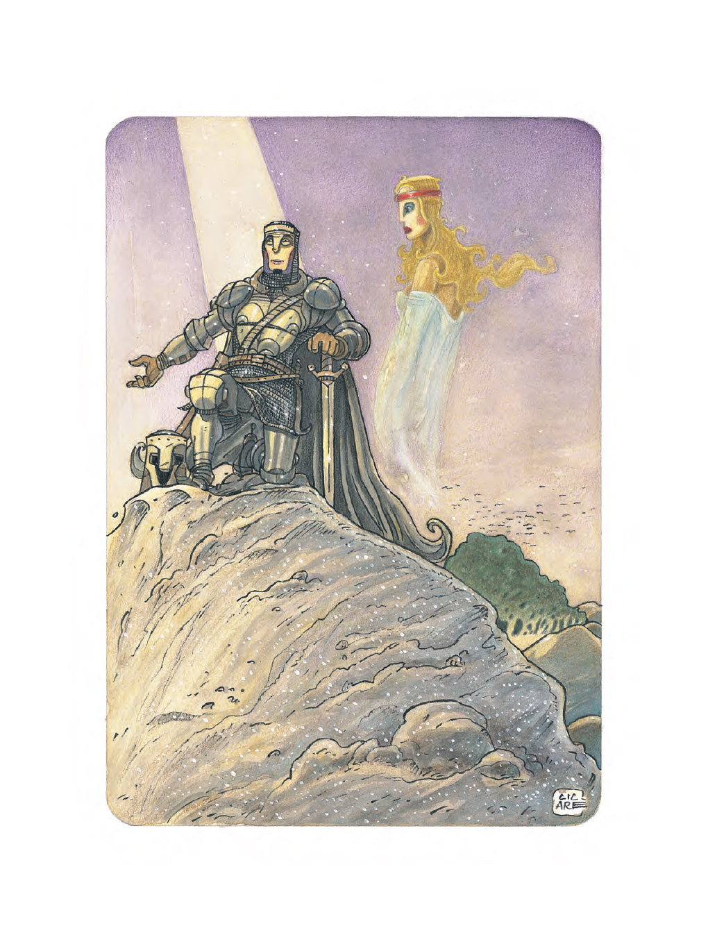 Cicaré Portfolio Miti con disegno originale 2