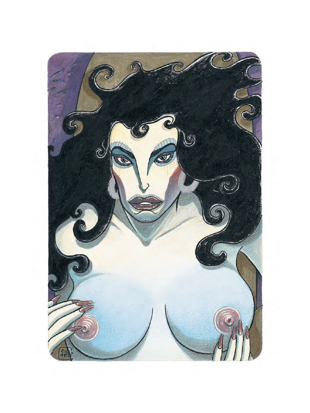 Cicaré Portfolio Miti con disegno originale 3