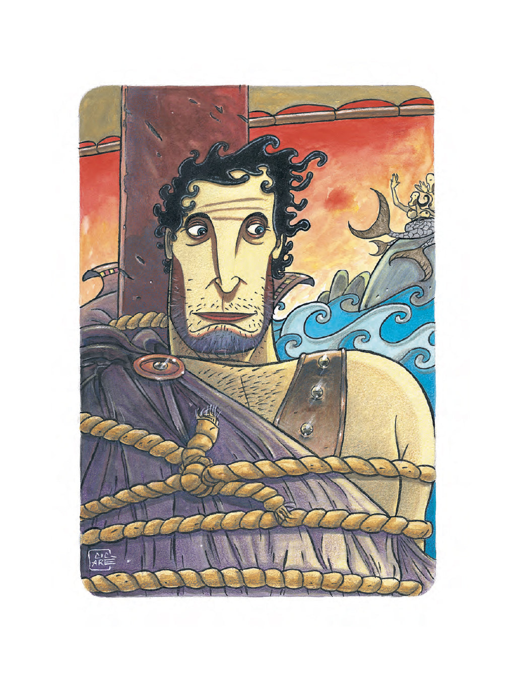 Cicaré Portfolio Miti con disegno originale 2