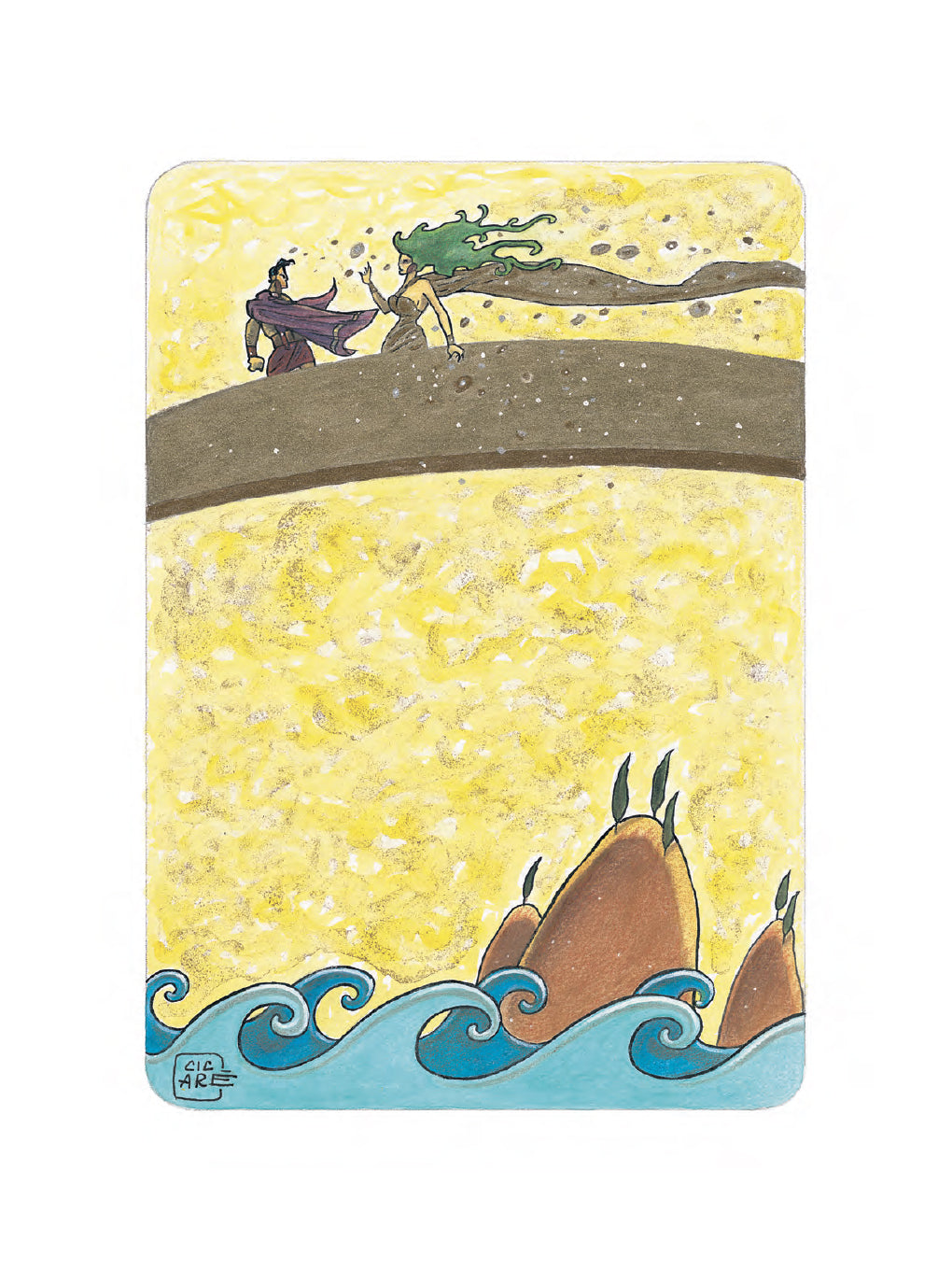 Cicaré Portfolio Miti con disegno originale 3