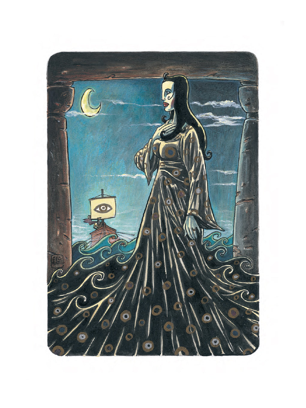 Cicaré Portfolio Miti con disegno originale 2