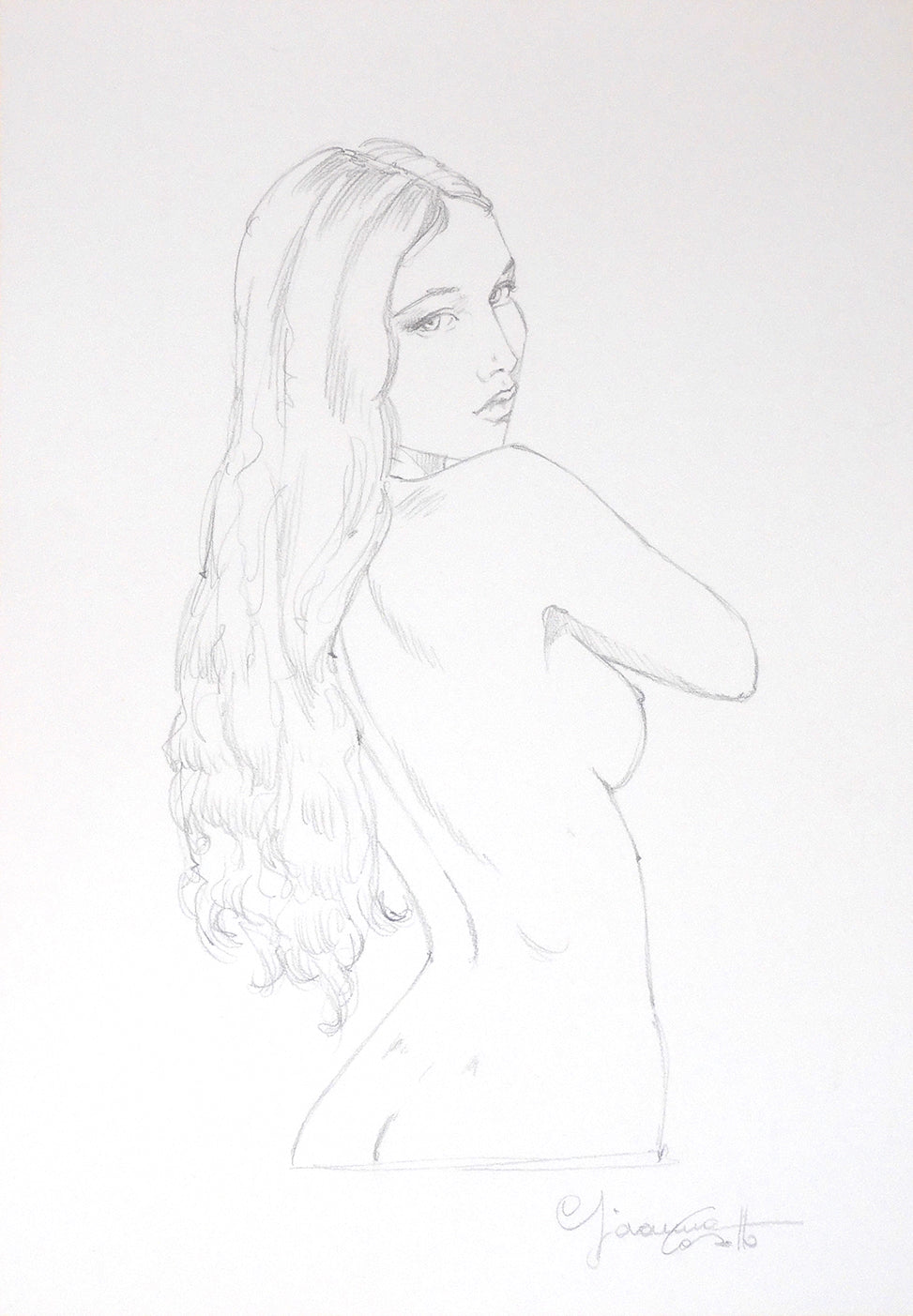 Casotto Portfolio  Acquarelle 2 con disegno originale 6