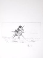 Portfolio The Tarot of the Frontier with original drawing 7 