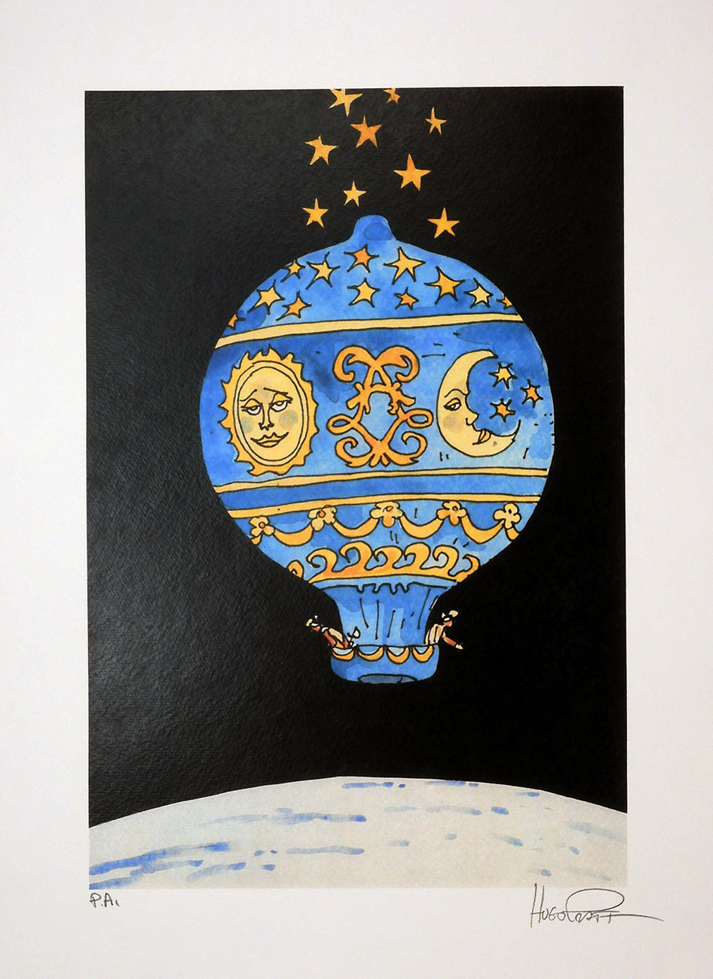 Stampa Corto Maltese Lune Soggetto 12 Firmato - P.A. -