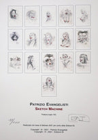 Portfolio Sketch Machine with Original Drawing 23 