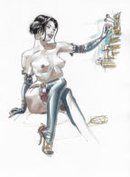 Love Machine Portfolio with original drawing 38 
