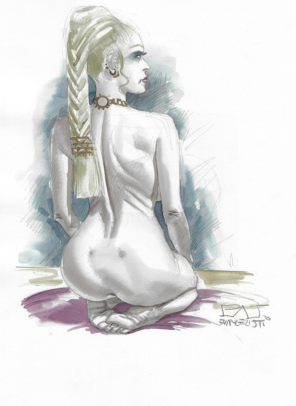 Portfolio Love Machine con disegno originale 46