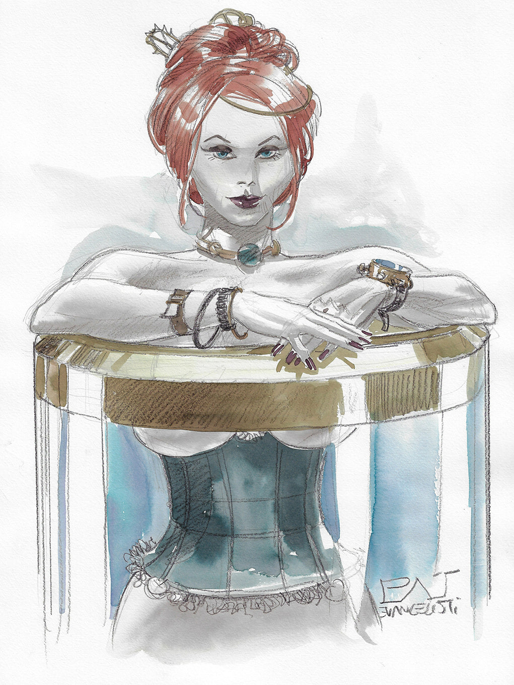 Love Machine Portfolio with original drawing 38 