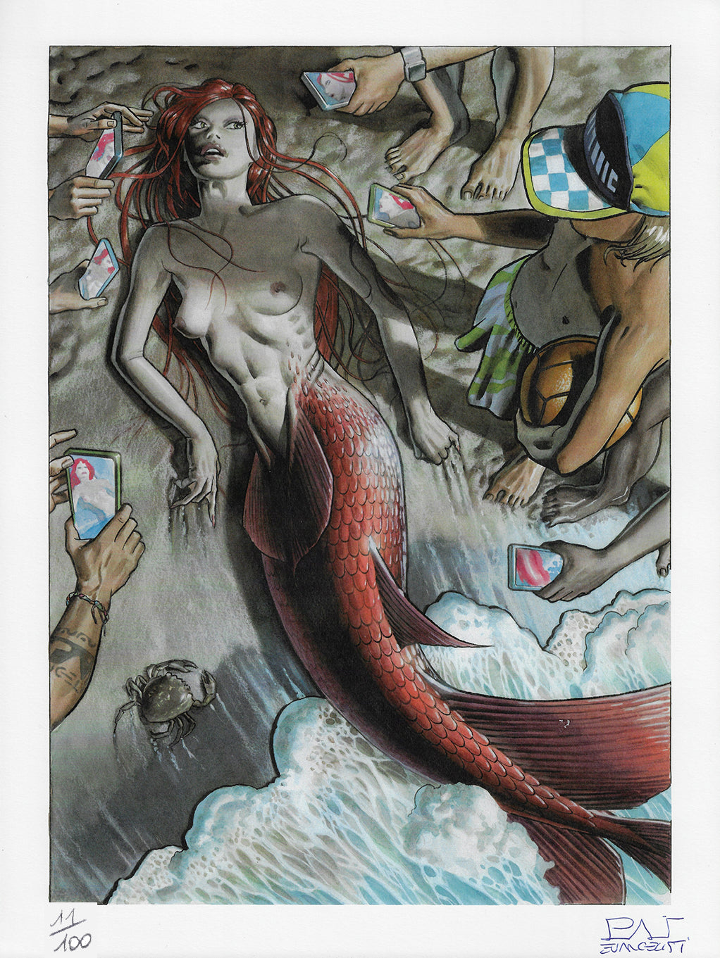 Love Machine Portfolio with original drawing 38 