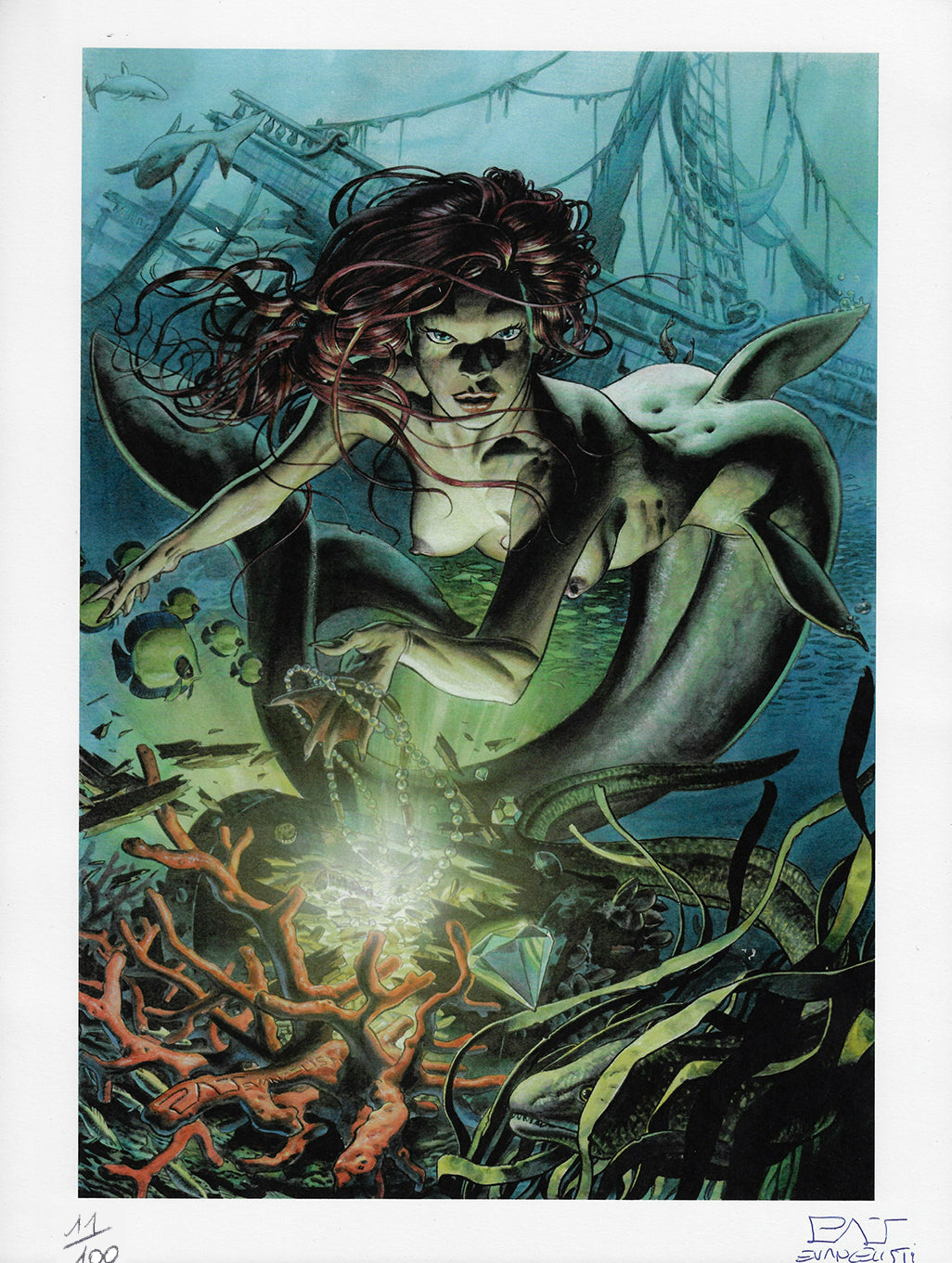 Portfolio Sirene/Mermaid Firmato