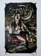 Love Machine Portfolio with original drawing 38 