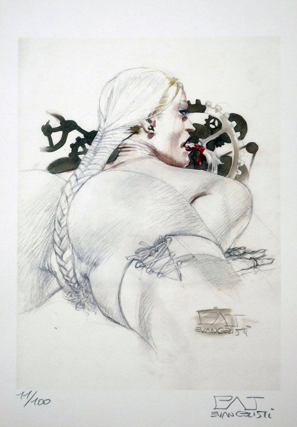 Portfolio Sketch Machine with Original Drawing 23 