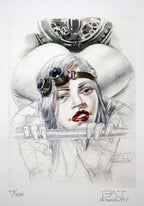 Portfolio Sketch Machine with Original Drawing 23 