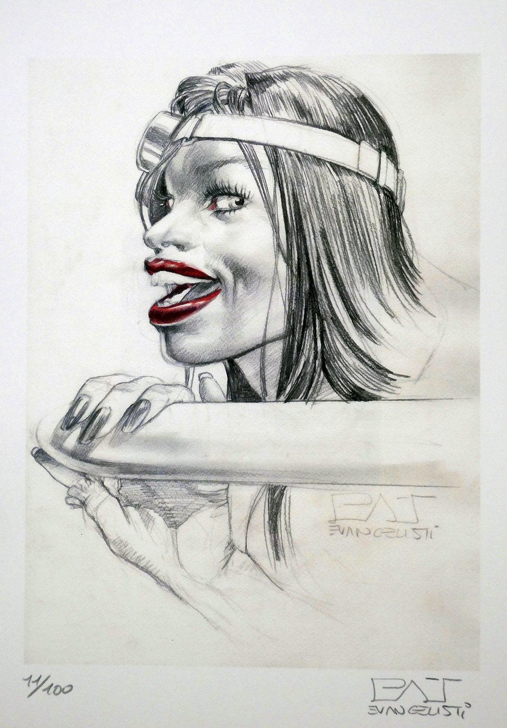 Portfolio Sketch Machine with Original Drawing 23 