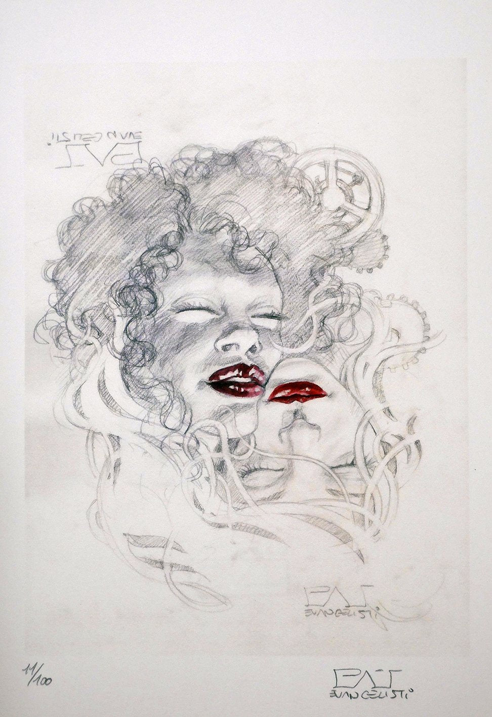 Portfolio Sketch Machine with Original Drawing 23 