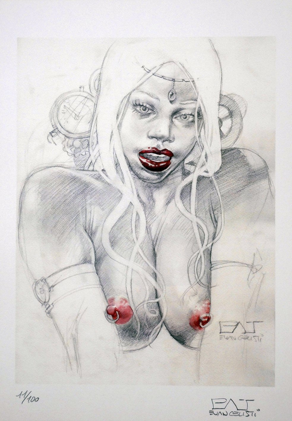 Portfolio Sketch Machine with Original Drawing 23 