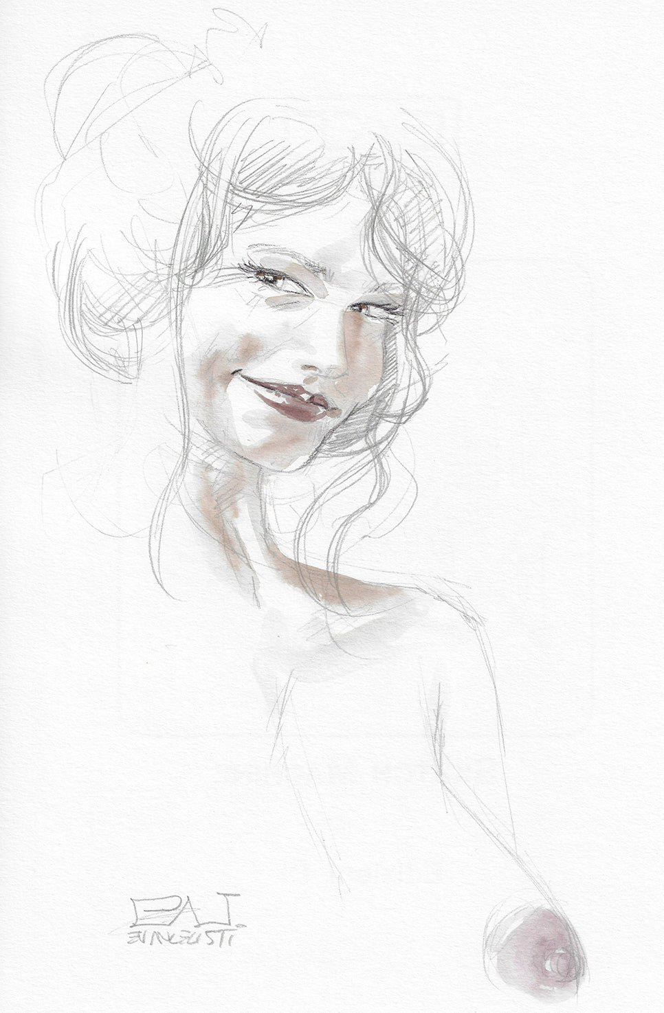 Portfolio Sketch Machine with Original Drawing 23 
