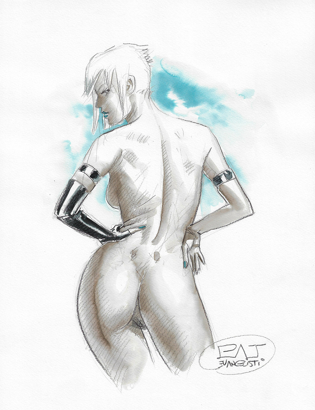 Portfolio Termite Bianca "Nigredo" - PA- with original drawing 24 