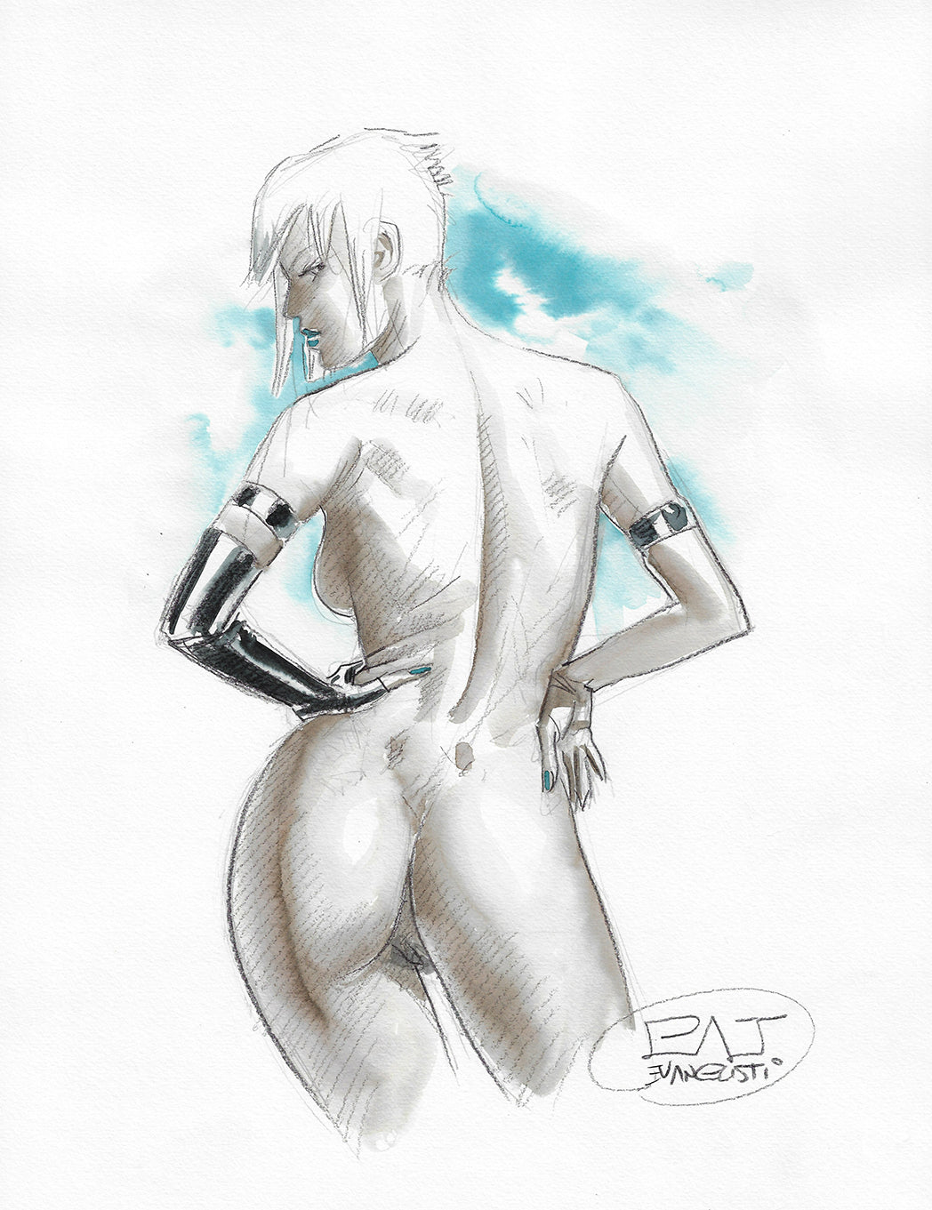 Portfolio Termite Bianca "Nigredo" - PA- with original drawing 24 