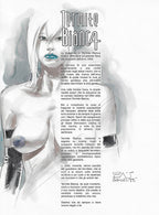 Portfolio Termite Bianca "Nigredo" - PA- with original drawing 24 
