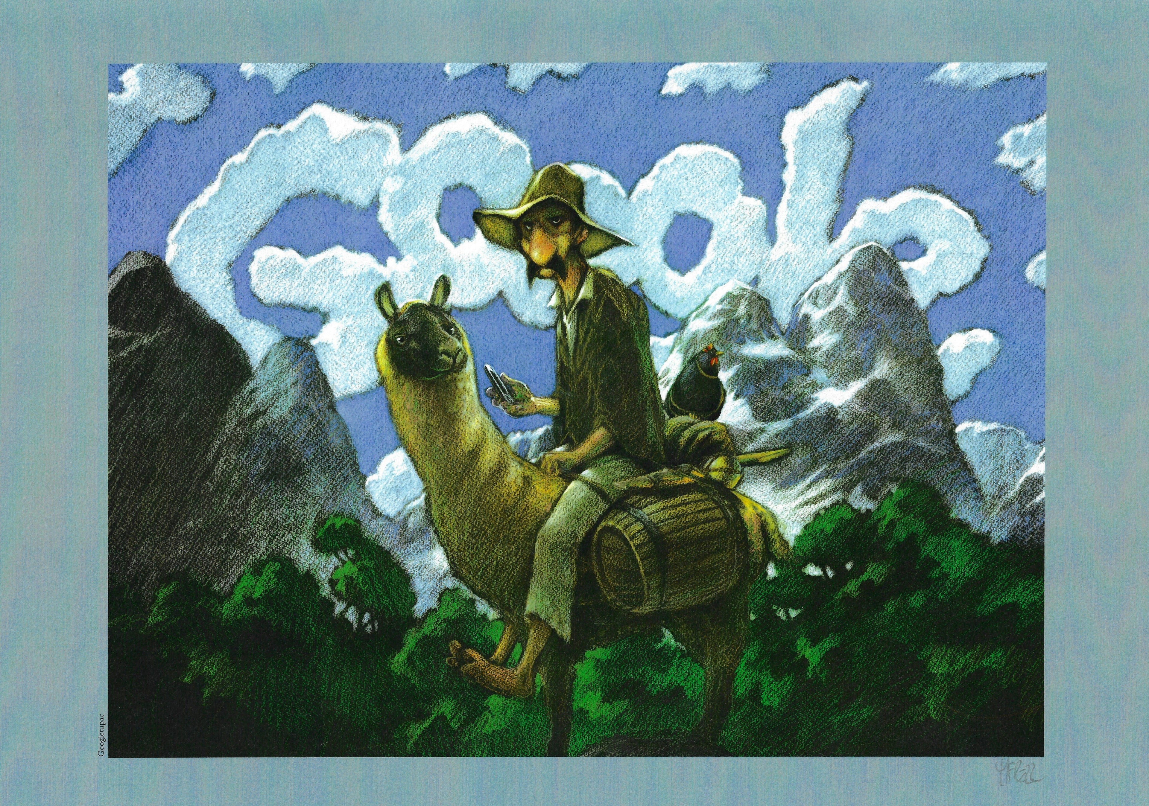 Frezzato  stampa firmata dal Bestiario Google