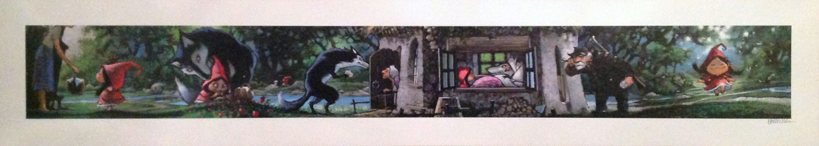 Stampa Firmata Cappuccetto Rosso Integrale