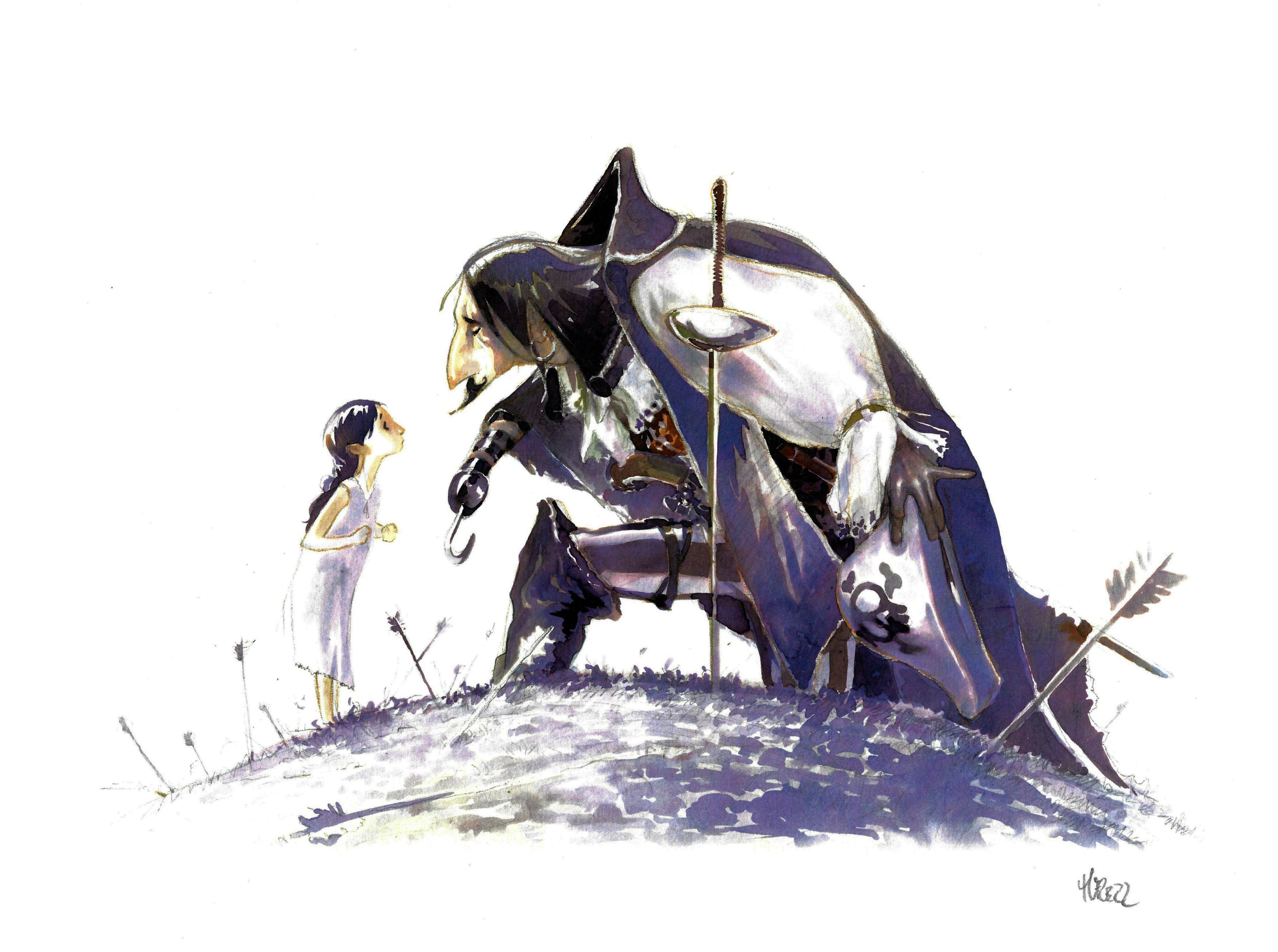 Frezzato stampa Capitan Uncino firmata