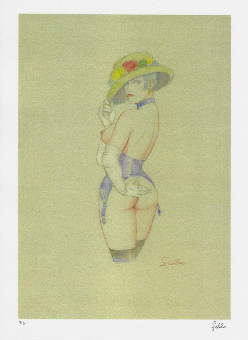 Stampa Firmata Chapeaux 11