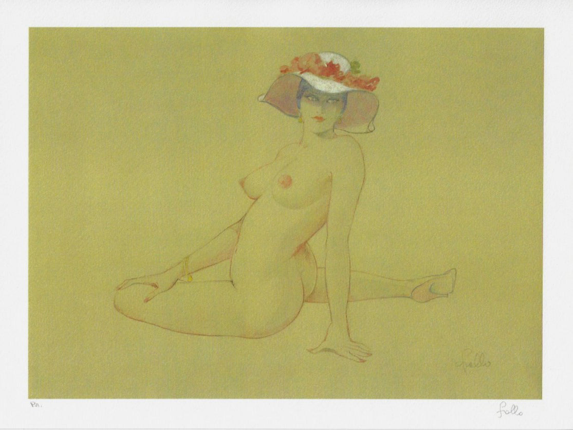 Stampa Firmata Chapeaux 12