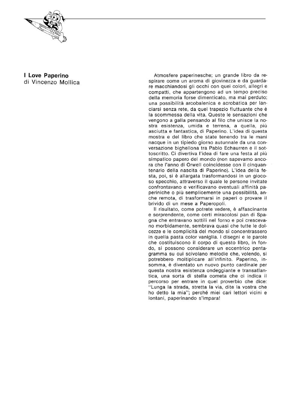 Autori Vari, Portfolio I LOVE PAPERINO