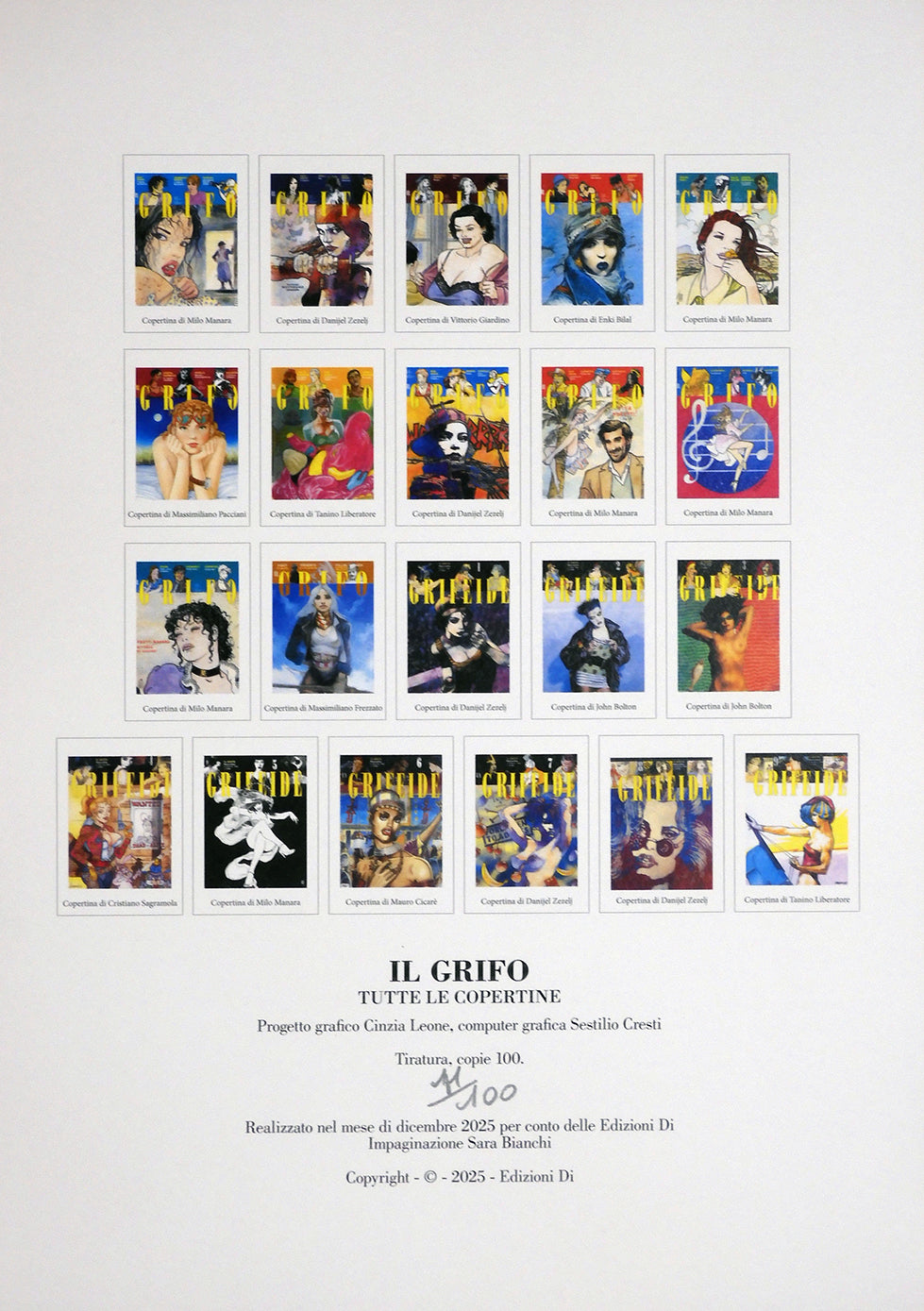 Il Grifo Tutte le copertine portfolio