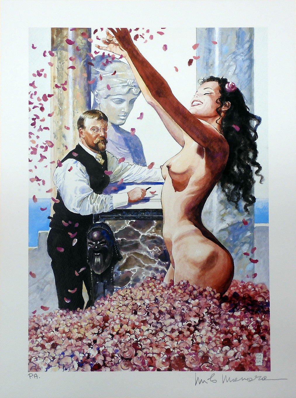 Stampa Firmata Lawrence Alma Tadema