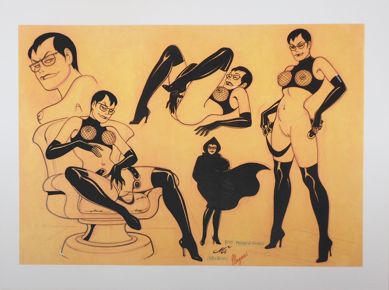 Magnus Raccolta illustrazioni Necron e Frida