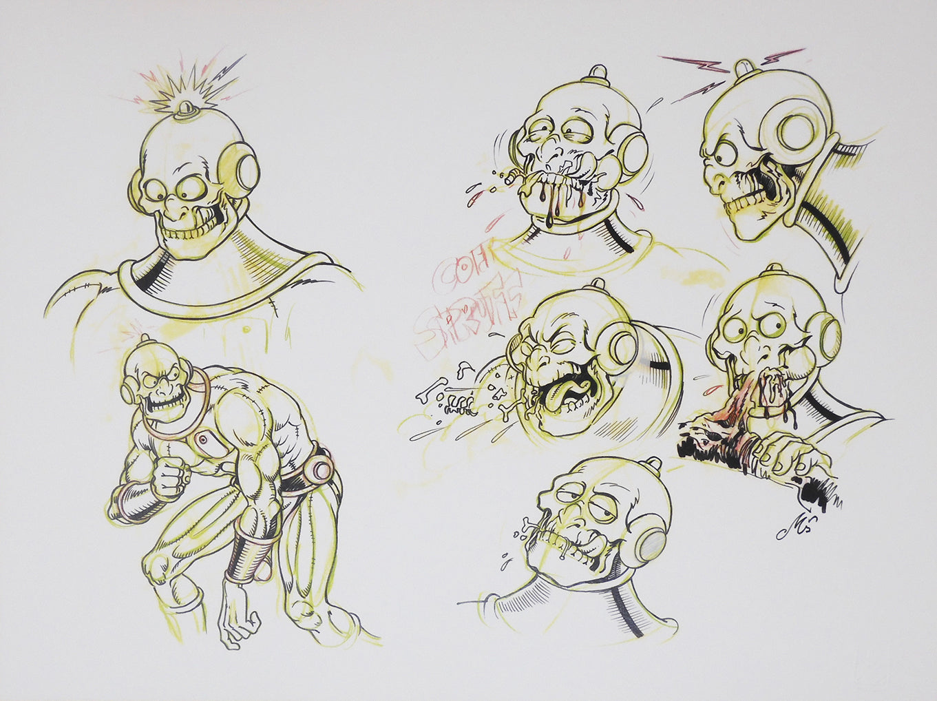 Magnus Raccolta illustrazioni Necron e Frida