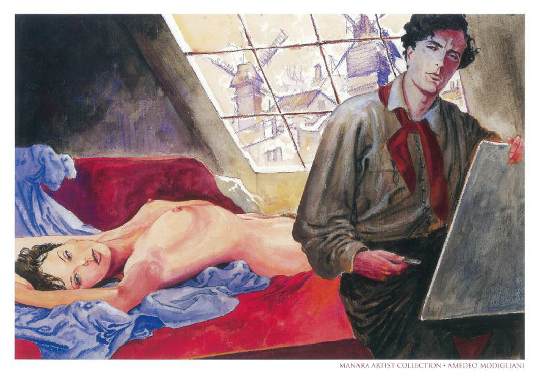Manara Stampa Non Firmata M.A.C. - 27 - Modigliani