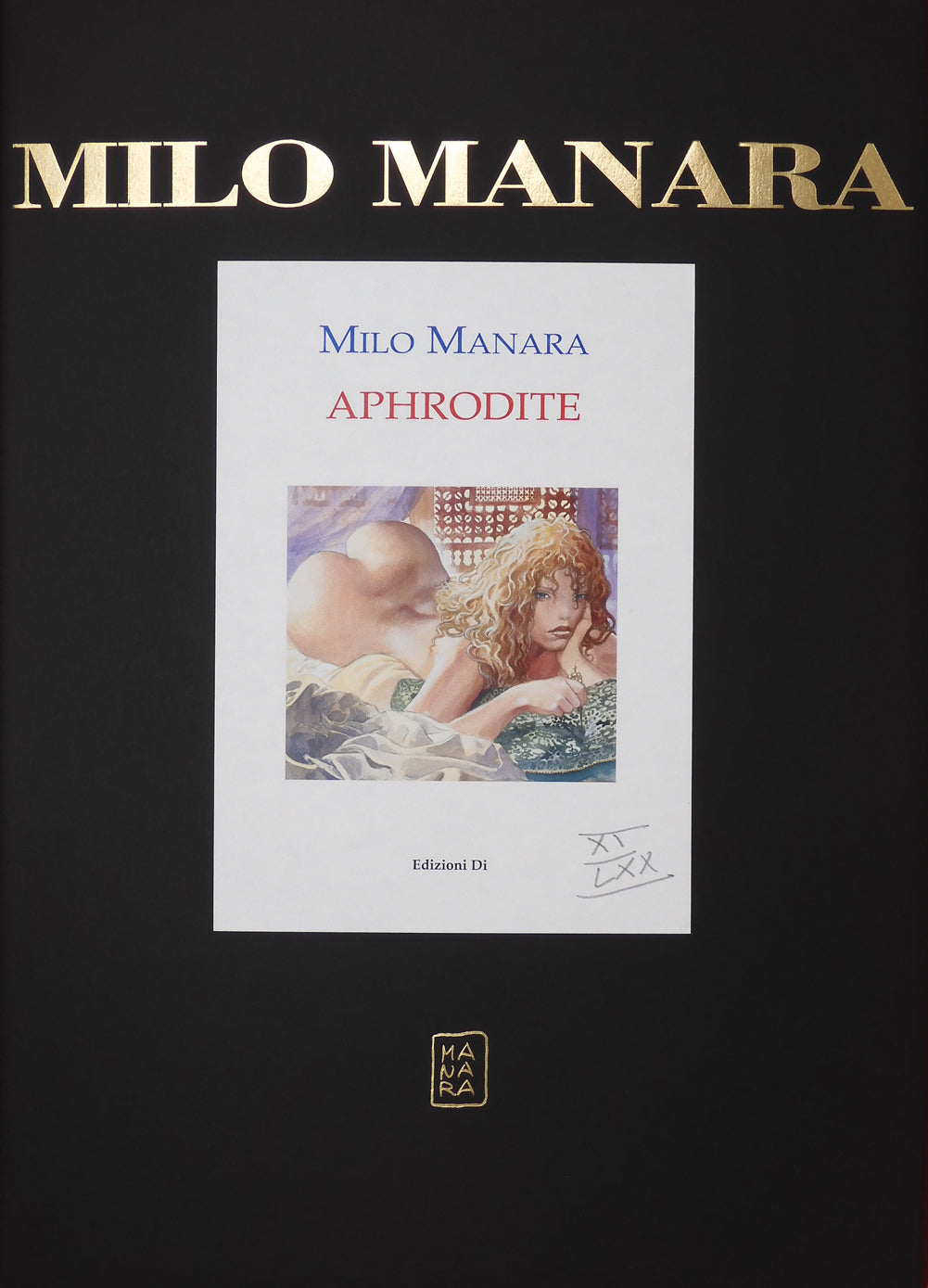 Manara Portfolio Aphrodite Numerato Romano Firmato