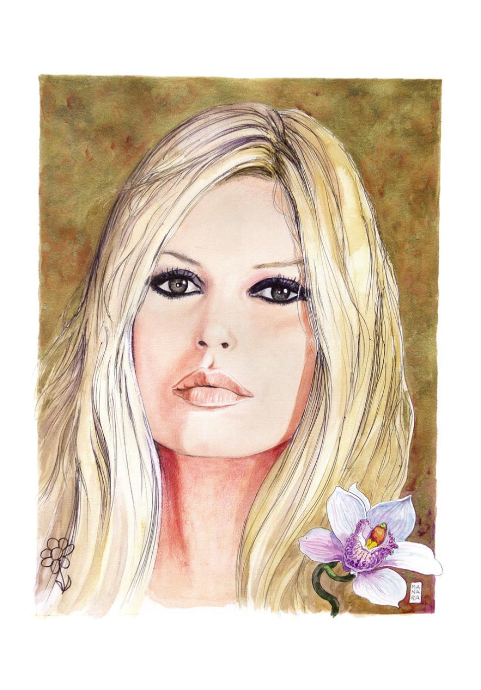 Stampa Non Firmata Brigitte Bardot 19