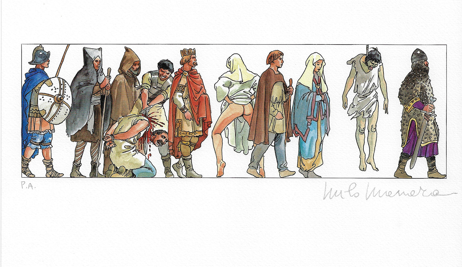 Stampa firmata Bolero soggetto 10 - P.A. -