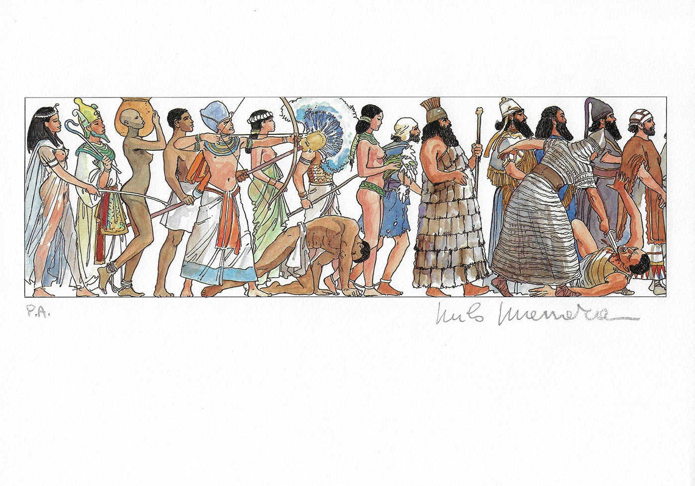 Stampa firmata Bolero soggetto 4 - P.A. -