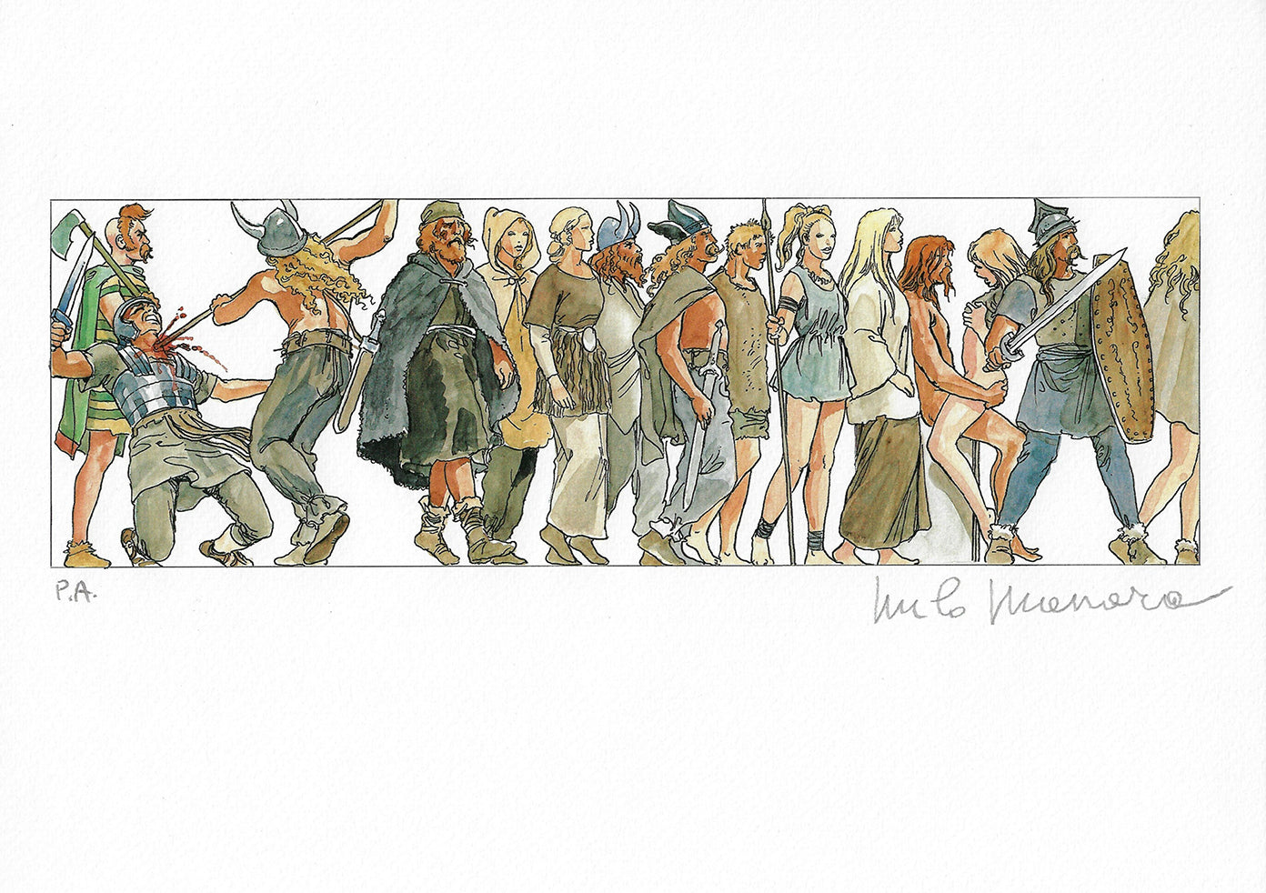 Stampa firmata Bolero soggetto 8 - P.A. -