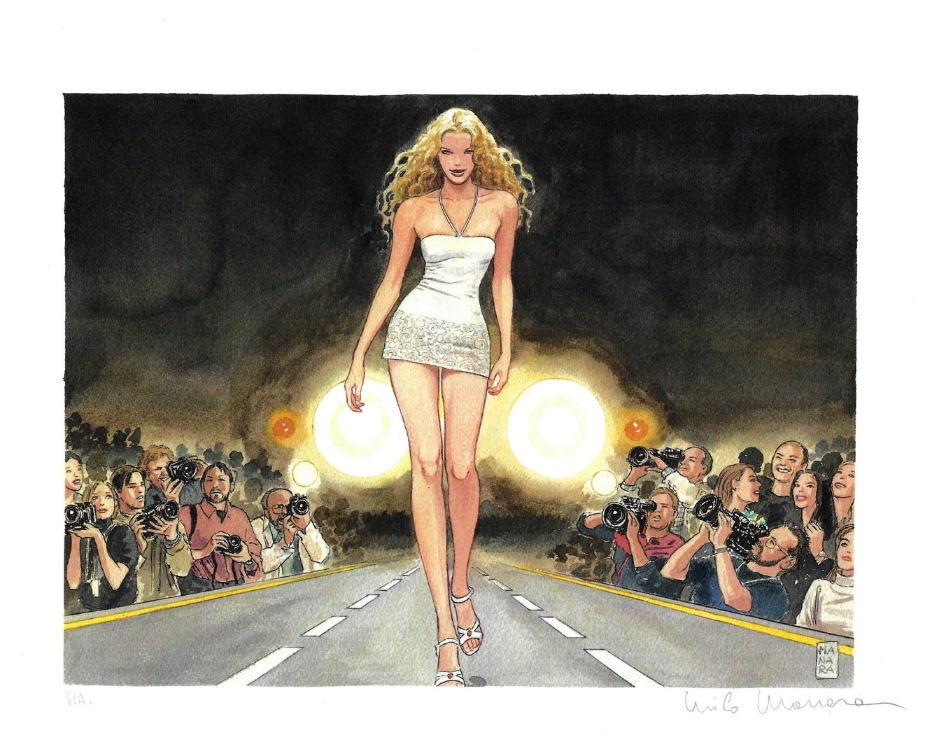 Stampa FIRMATA Dal Portfolio Donne E Motori 1 Soggetto 11