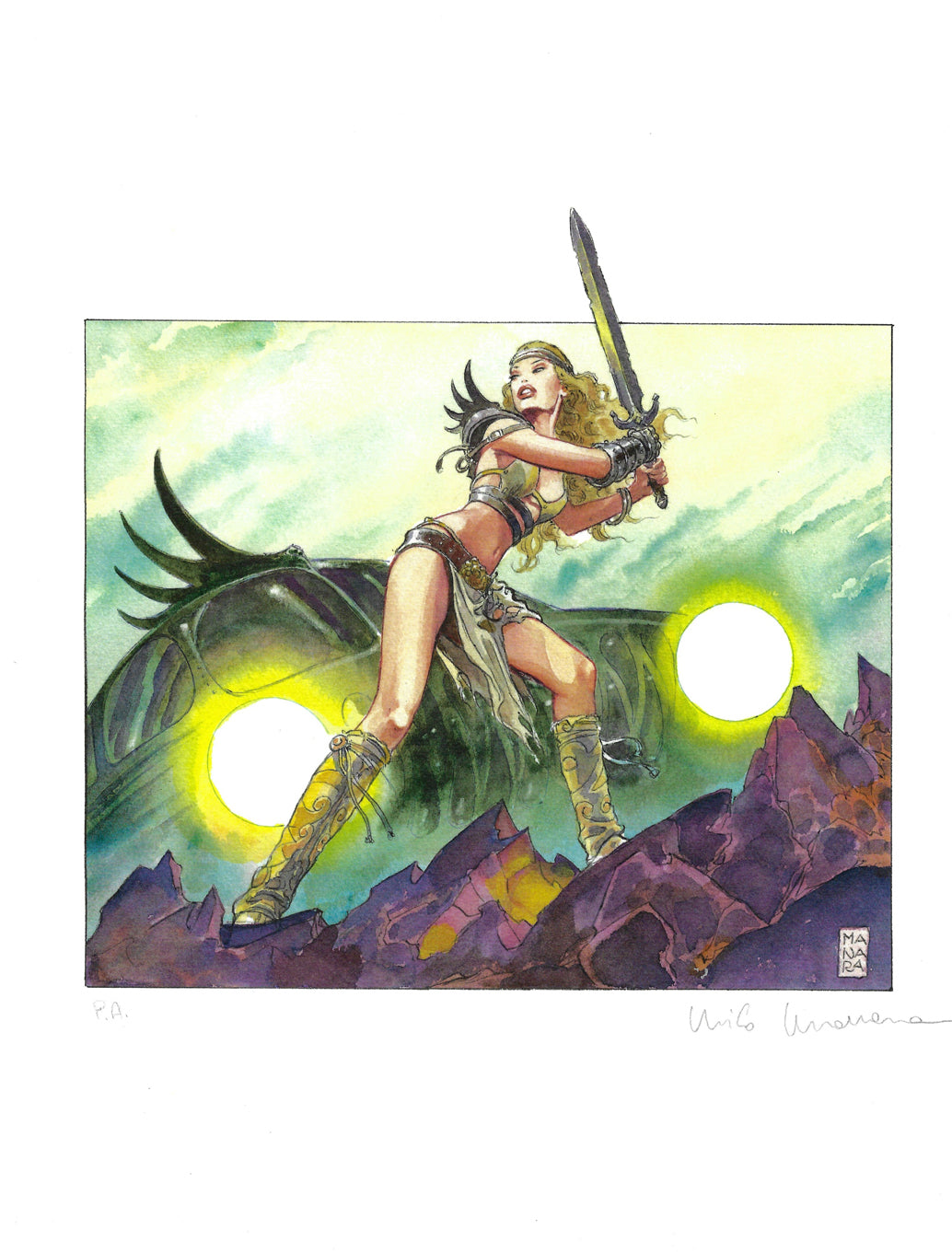 Stampa FIRMATA Dal Portfolio Donne E Motori 1 Soggetto 2