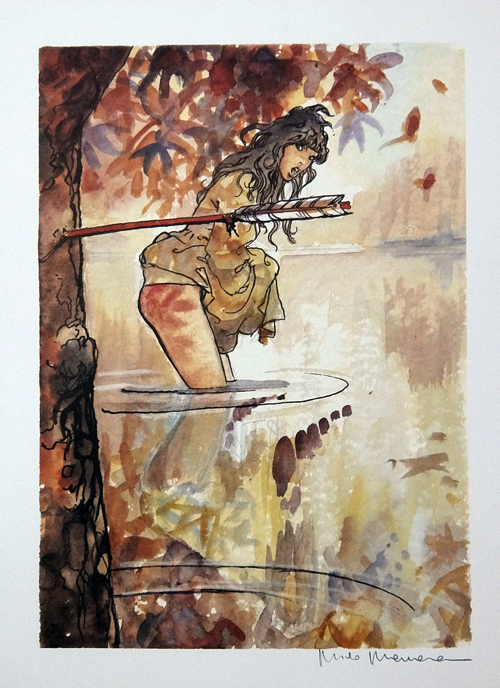 Stampa Firmata Estate Indiana C